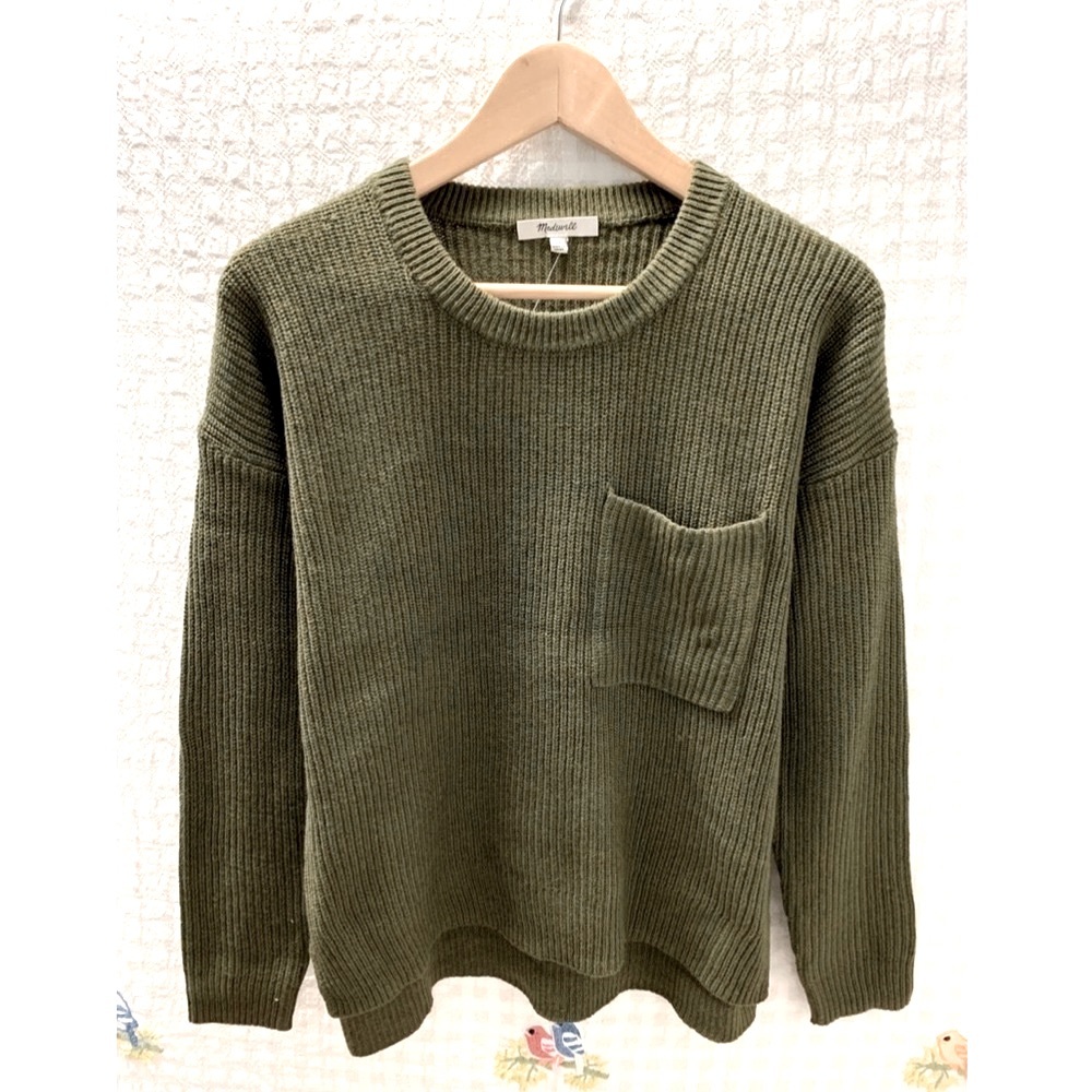 Madewell Thompson Pocket Pullover Sweater S